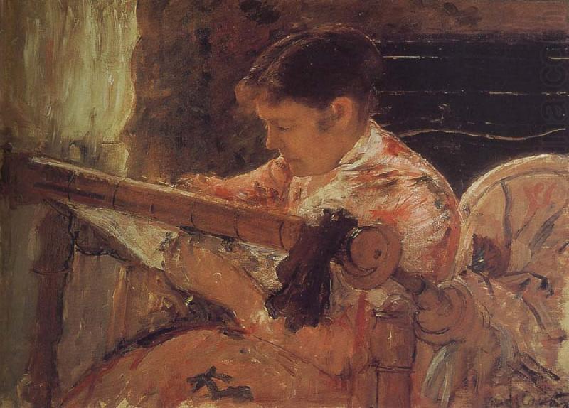 Mary Cassatt Mary is weaving china oil painting image